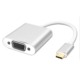 USB-C til VGA adapter. 1920 x 1080p. Silver. Mobil, PC og tablet tilbehør